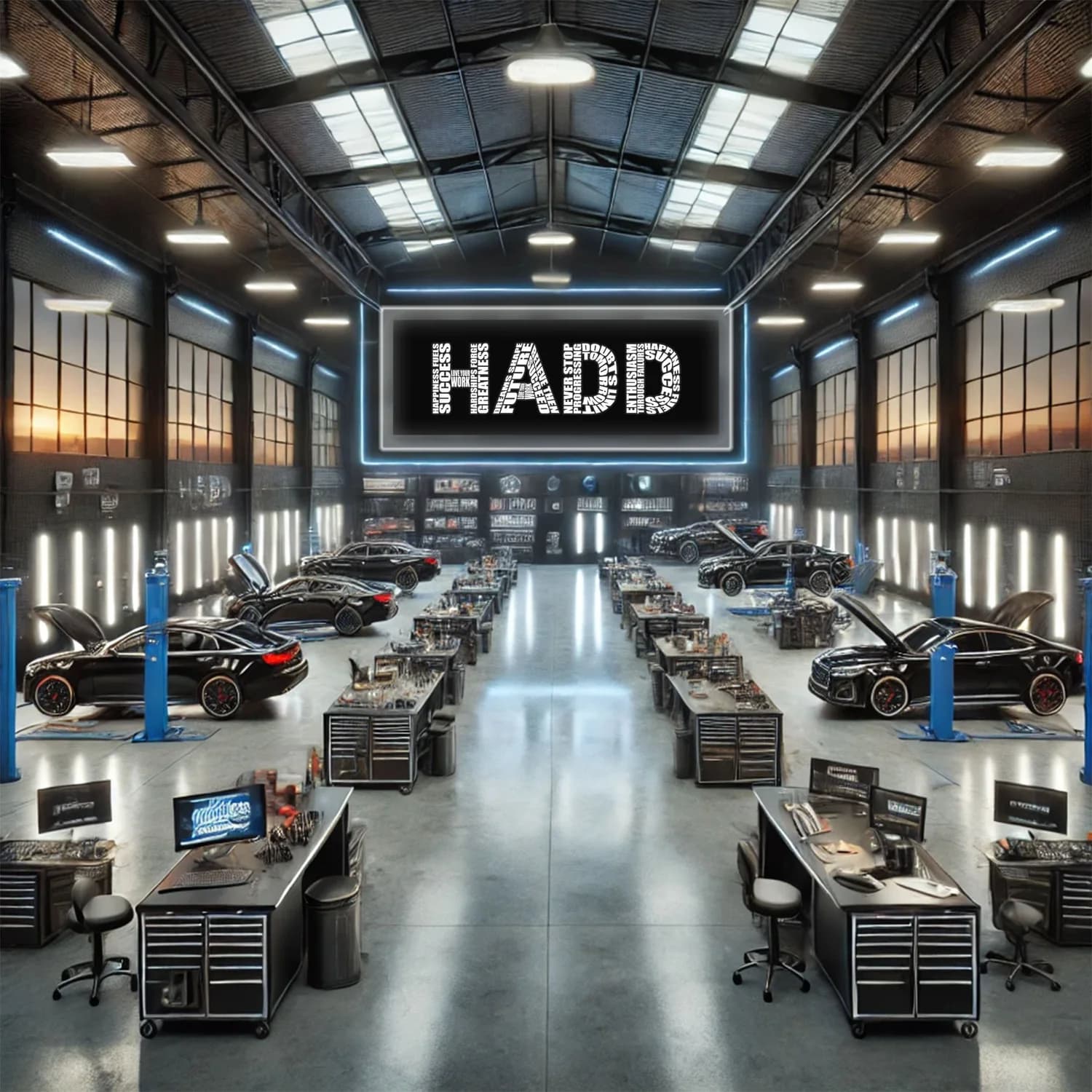 The HADD Customs auto body shop in Beverly Hills